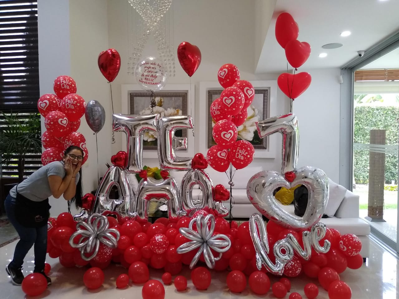 MEGA BOUQUET ANIVERSARIO - 2.5 x 4 mts. - Imagen 2