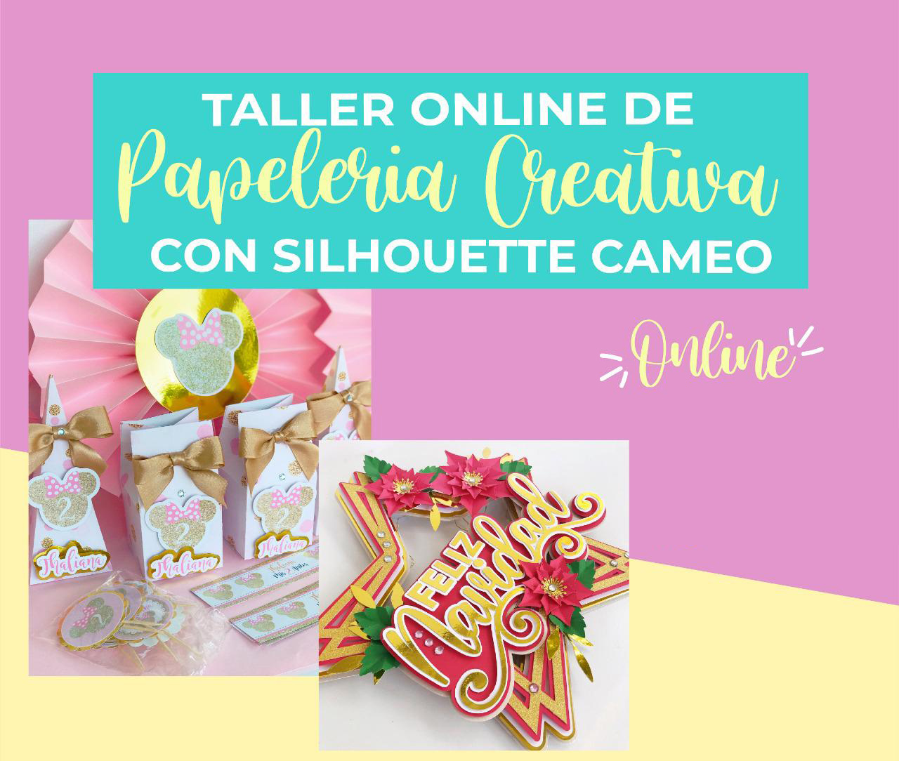 TALLER ONLINE- Papelería Creativa