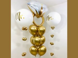 Bouquet Gold Mr. y Mrs.